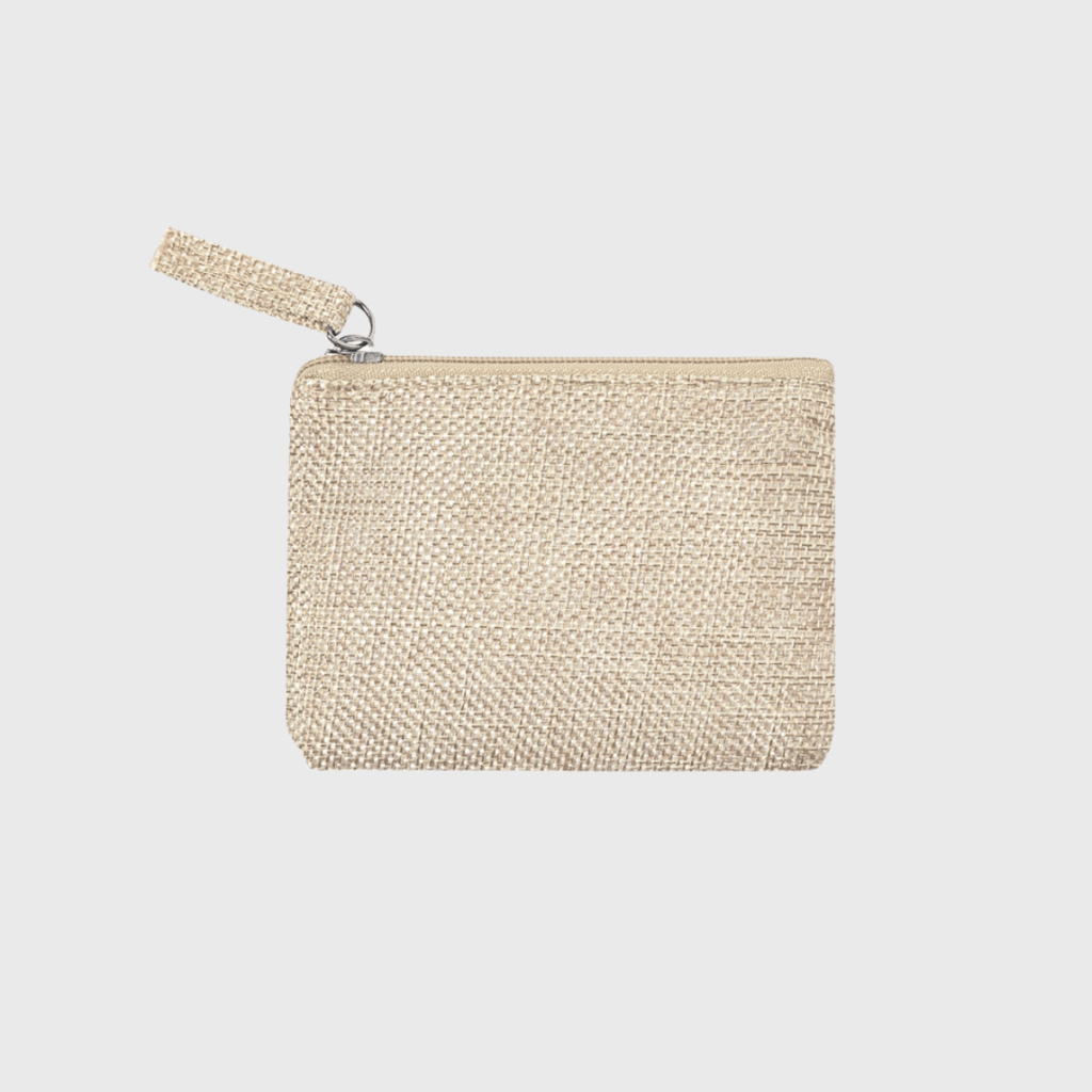 Porte-monnaie polyester blanc pour sublimation