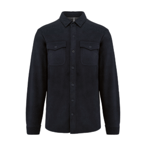 Surchemise polaire doublée sherpa homme 360 g/m² — Kariban K582 - Navy / Storm Grey