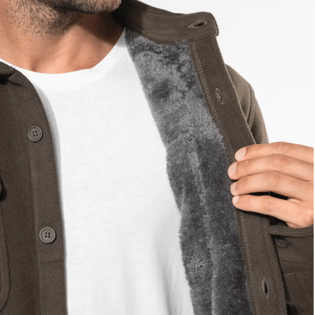 Surchemise polaire doublée sherpa homme 640 g — Kariban K582 - vue 3