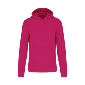 Sweat à capuche enfant coton bio 280 g/m² — Kariban K4029 - Fuchsia