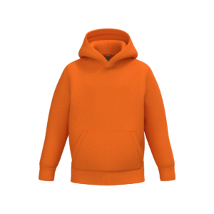Sweat-shirt capuche enfant coton 280 g/m² — Kariban K477 - Orange