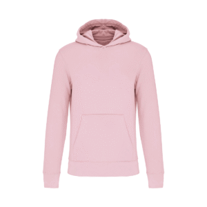 Sweat à capuche enfant coton bio 280 g/m² — Kariban K4029 - Pale Pink