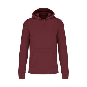 Sweat à capuche enfant coton bio 280 g/m² — Kariban K4029 - Wine