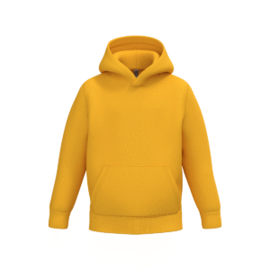 Sweat-shirt capuche enfant coton 280 g/m² — Kariban K477 - Yellow