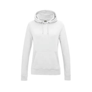 Sweat à capuche femme coton 280 g/m² — Just Hoods JH01F - Arctic White