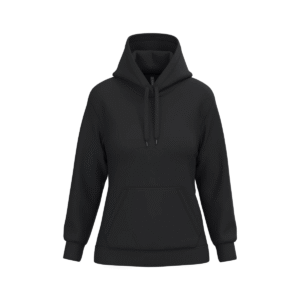Sweat à capuche femme coton 280 g/m² — Kariban K473 - Black
