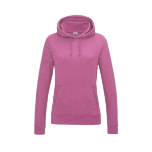 Sweat à capuche femme coton 280 g/m² — Just Hoods JH01F - Candyfloss Pink