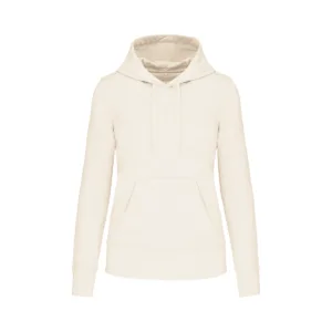 Sweat à capuche femme coton bio 280 g/m² — Kariban K4028 - Coconut Milk
