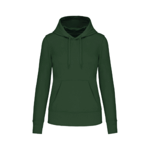 Sweat à capuche femme coton bio 280 g/m² — Kariban K4028 - Forest Green