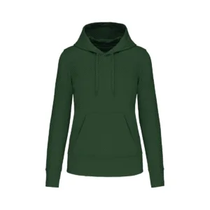 Sweat à capuche femme coton bio 280 g/m² — Kariban K4028 - Forest Green