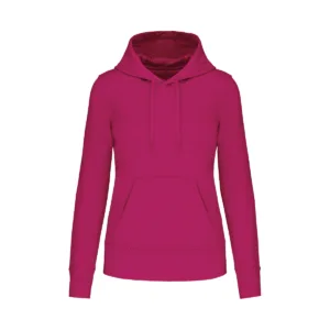 Sweat à capuche femme coton bio 280 g/m² — Kariban K4028 - Fuchsia