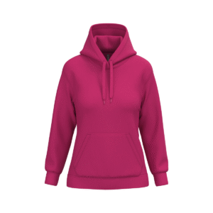 Sweat à capuche femme coton 280 g/m² — Kariban K473 - Fuchsia