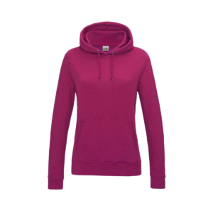 Sweat à capuche femme coton 280 g/m² — Just Hoods JH01F - Hot Pink
