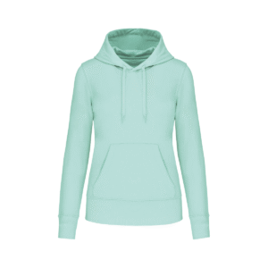 Sweat à capuche femme coton bio 280 g/m² — Kariban K4028 - Ice Mint