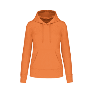 Sweat à capuche femme coton bio 280 g/m² — Kariban K4028 - Light Orange