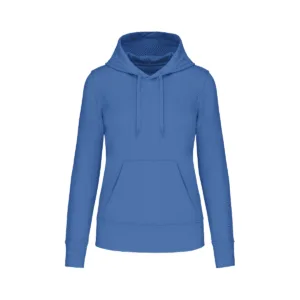 Sweat à capuche femme coton bio 280 g/m² — Kariban K4028 - Light Royal Blue