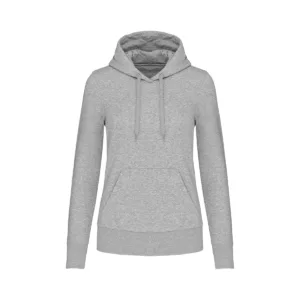 Sweat à capuche femme coton bio 280 g/m² — Kariban K4028 - Oxford Grey
