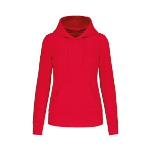 Sweat à capuche femme coton bio 280 g/m² — Kariban K4028 - Red