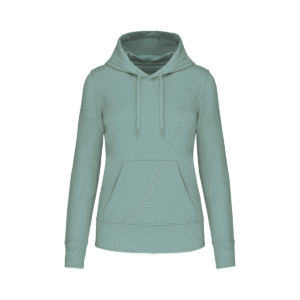 Sweat à capuche femme coton bio 280 g/m² — Kariban K4028 - Sage