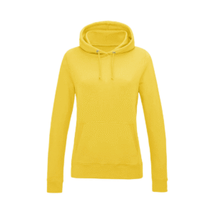 Sweat à capuche femme coton 280 g/m² — Just Hoods JH01F - Sun Yellow