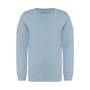 Sweat-shirt col rond enfant coton bio 350 g/m² — Native Spirit NS403 - Aquamarine