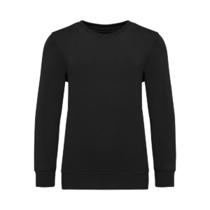 Sweat col rond enfant coton 280 g/m² — Kariban K4038 - Black