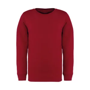 Sweat-shirt col rond enfant coton bio 350 g/m² — Native Spirit NS403 - Hibiscus Red