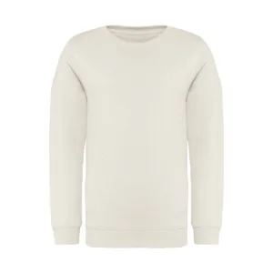 Sweat-shirt col rond enfant coton bio 350 g/m² — Native Spirit NS403 - Ivory