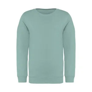 Sweat-shirt col rond enfant coton bio 350 g/m² — Native Spirit NS403 - Jade Green