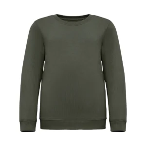 Sweat-shirt col rond enfant coton bio 350 g/m² — Native Spirit NS403 - Organic Khaki