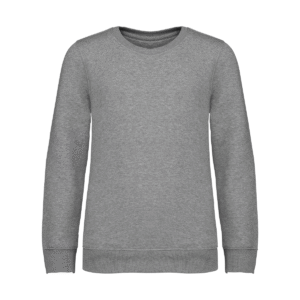 Sweat-shirt col rond enfant coton bio 350 g/m² — Native Spirit NS403 - Moon Grey Heather