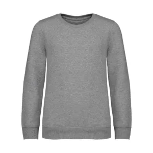 Sweat-shirt col rond enfant coton bio 350 g/m² — Native Spirit NS403 - Moon Grey Heather
