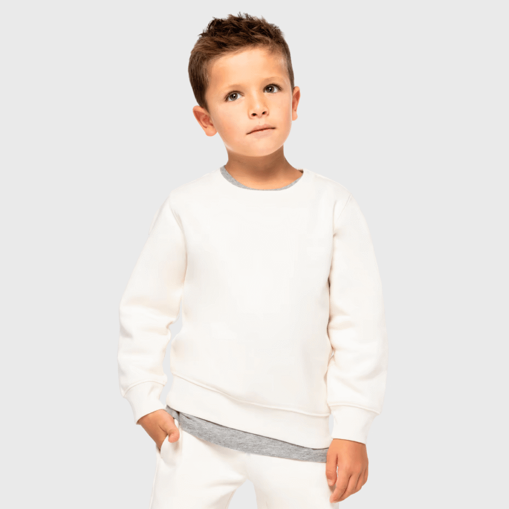 Sweat-shirt col rond enfant coton bio 280 g/m² — Native Spirit NS403