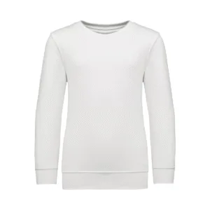 Sweat col rond enfant coton 280 g/m² — Kariban K4038 - White