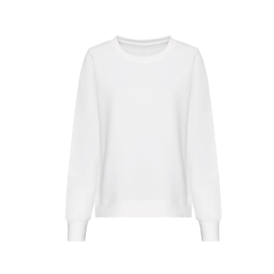 Sweat col rond femme coton 280 g/m² — Just Hoods JH030F - Arctic White