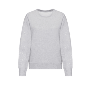 Sweat col rond femme coton 280 g/m² — Just Hoods JH030F - Heather Grey