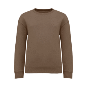 Sweat-shirt col rond oversize enfant coton bio 300 g/m² — Native Spirit NS437 - Driftwood