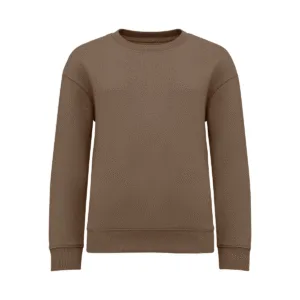 Sweat-shirt col rond oversize enfant coton bio 300 g/m² — Native Spirit NS437 - Driftwood