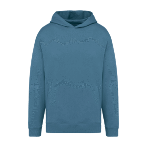 Sweat-shirt capuche oversize coton bio 300 g/m² — Native Spirit NS408 - Adriatic Blue