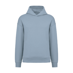 Sweat-shirt capuche oversize coton bio 300 g/m² — Native Spirit NS408 - Aquamarine