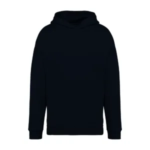 Sweat-shirt capuche oversize coton bio 300 g/m² — Native Spirit NS408 - Black