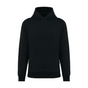 Sweat à capuche oversize unisexe coton bio 350 g/m² — Native Spirit NS441 - Black