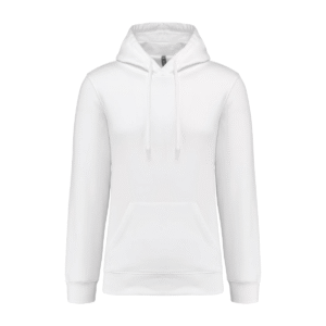 Sweat à capuche unisexe coton polyester 280 g/m² — Kariban K4037 - White