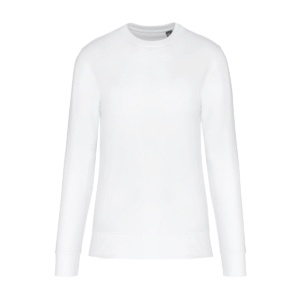Sweat col rond unisexe coton bio 280 g/m² — Kariban K4025 - White