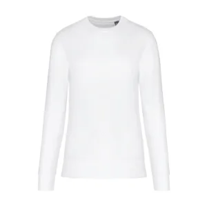 Sweat col rond unisexe coton bio 280 g/m² — Kariban K4025 - White
