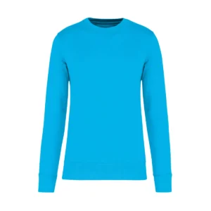 Sweat col rond unisexe coton bio 280 g/m² — Kariban K4025 - Sea Turquoise