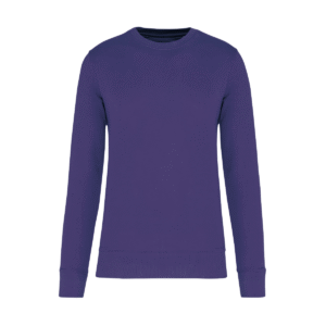 Sweat col rond unisexe coton bio 280 g/m² — Kariban K4025 - Deep Purple