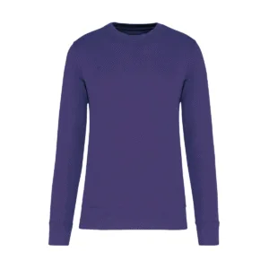 Sweat col rond unisexe coton bio 280 g/m² — Kariban K4025 - Deep Purple