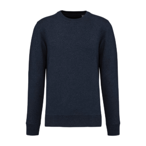 Sweat col rond unisexe coton bio 280 g/m² — Kariban K4025 - French Navy Heather