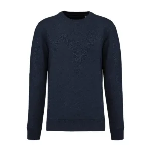 Sweat col rond unisexe coton bio 280 g/m² — Kariban K4025 - French Navy Heather